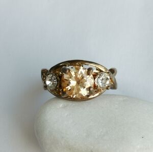 Vintage 1960s Topaz Ring Size 7